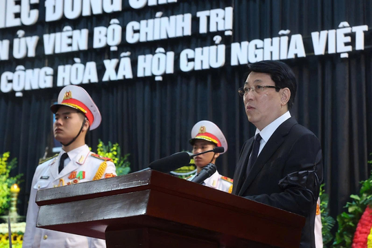 Toàn văn lời điếu tại Lễ truy điệu nguyên Chủ tịch nước Trần Đức Lương