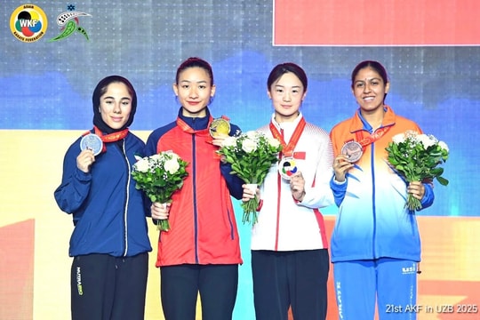 Karate Việt Nam xuất sắc giành 3 Huy chương vàng châu Á