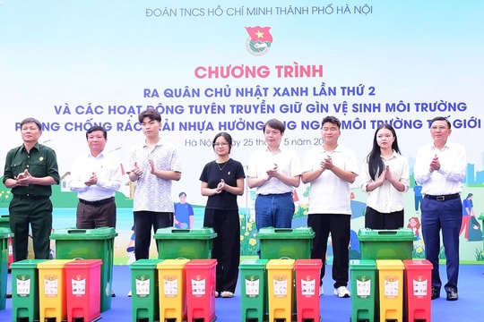 Thanh niên Thủ đô nói không với rác thải nhựa