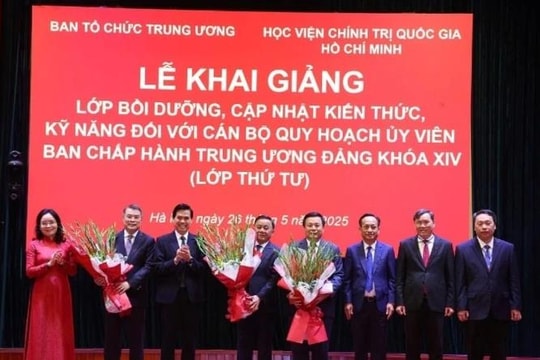 Khai giảng Lớp bồi dưỡng cán bộ quy hoạch Ủy viên Trung ương Đảng khóa XIV