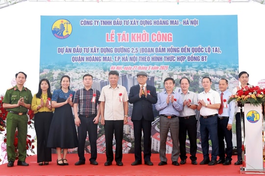 Vành đai 2,5 đoạn Đầm Hồng tái khởi động - Kết nối đô thị, giảm ùn tắc