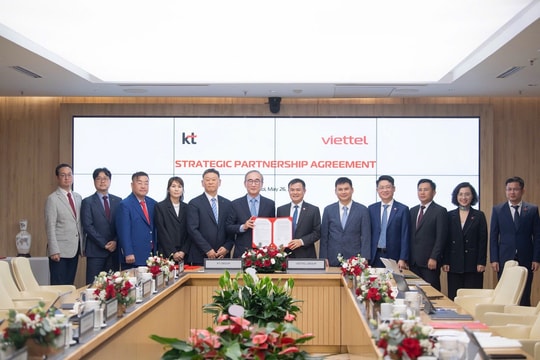Tập đoàn Viettel và Tập đoàn KT hợp tác chiến lược thúc đẩy trí tuệ nhân tạo, chuyển đổi số tại Việt Nam