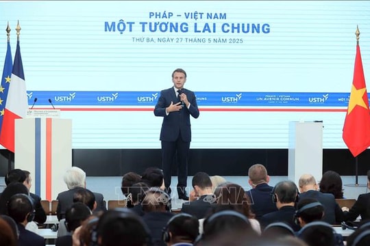 Tổng thống Pháp Emmanuel Macron: Pháp muốn hợp tác với Việt Nam trong lĩnh vực trí tuệ nhân tạo