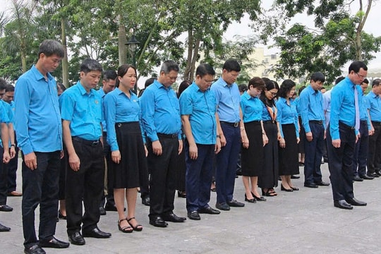 Cán bộ công đoàn nguyện phấn đấu, noi gương đồng chí Hoàng Quốc Việt
