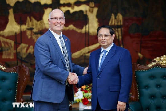 Thủ tướng Phạm Minh Chính tiếp Đoàn nghị sĩ lưỡng đảng Hạ viện Hoa Kỳ