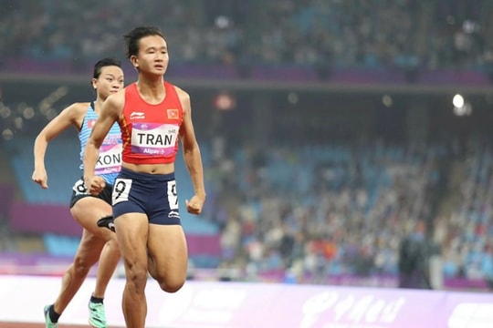 Trần Thị Nhi Yến giành Huy chương đồng 100m nữ tại giải vô địch châu Á