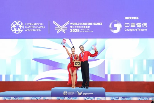 Cặp vận động viên Việt Nam xuất sắc giành chức vô địch dancesport thế giới