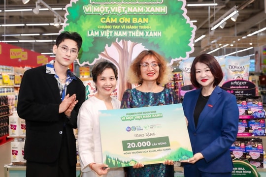 P&G và Central Retail tiếp tục phát động chương trình phủ xanh Việt Nam