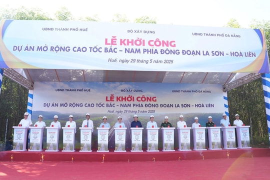 Khởi công mở rộng cao tốc La Sơn - Hòa Liên đoạn qua Huế và Đà Nẵng