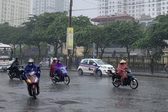 Dự báo mưa lớn diện rộng ở Hà Nội, cảnh báo thời tiết nguy hiểm từ chiều 29/5