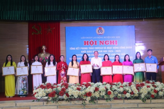LĐLĐ huyện Sóc Sơn: Hiệu quả hoạt động Công đoàn trong khối giáo dục