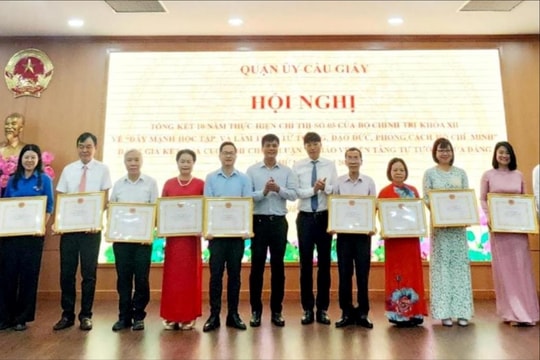 Cầu Giấy gắn việc học và làm theo Bác với giải quyết bức xúc của nhân dân