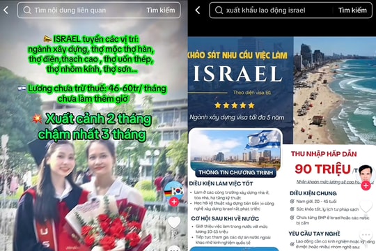 Về thông tin đưa lao động sang làm việc tại Israel: Cần thận trọng để không bị lừa