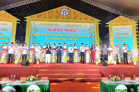 Hà Nội khai mạc sự kiện giới thiệu sản phẩm OCOP gắn với văn hóa các tỉnh Đồng bằng sông Hồng