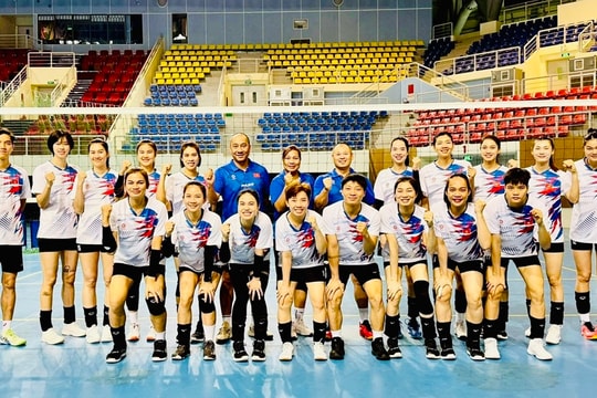 Giải Cup bóng chuyền châu Á  2025: Tuyển bóng chuyền nữ Việt Nam sẵn sàng bảo vệ ngôi vô địch
