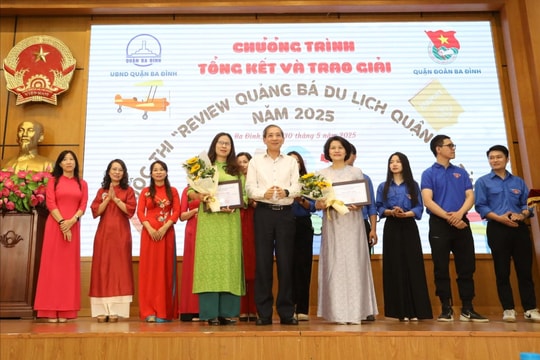 Trao 37 giải thưởng cuộc thi “Review quảng bá du lịch quận Ba Đình”