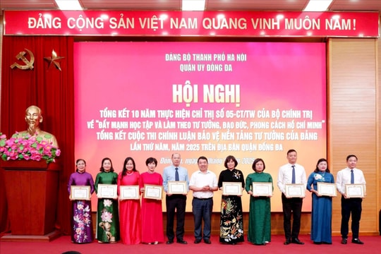 Quận Đống Đa: Học tập và làm theo Bác là việc làm thường xuyên