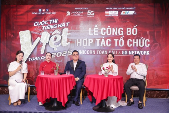 “Tiếng hát Việt toàn cầu 2025”: Kết hợp công nghệ lan tỏa âm nhạc