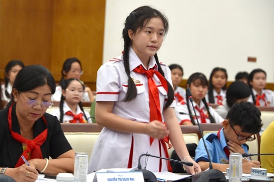 Thiếu nhi góp ý xây dựng TP Hồ Chí Minh hiện đại, nghĩa tình