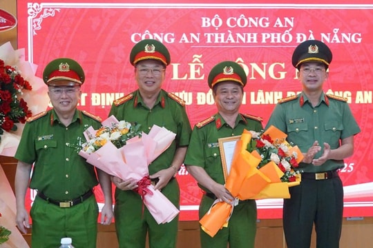 Hai Phó Giám đốc Công an TP Đà Nẵng nghỉ hưu từ ngày 1/6