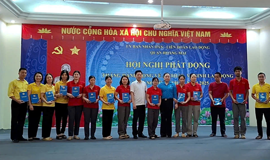 Công đoàn quận Hoàng Mai nỗ lực chăm lo cho người lao động
