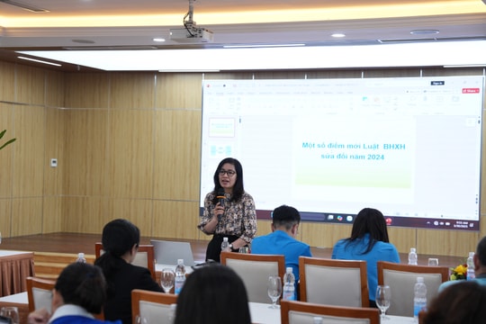 Tập huấn những điểm mới của Luật BHXH 2024 cho người lao động ngành Du lịch