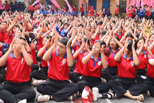 50.000 học sinh TP Hồ Chí Minh tham gia Chiến dịch Hoa Phượng Đỏ
