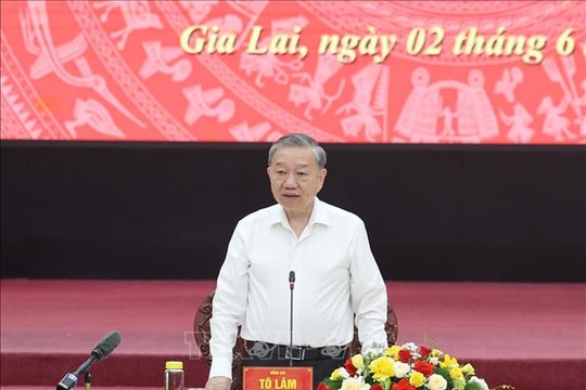 Tổng Bí thư Tô Lâm: Sau hợp nhất, Gia Lai không chỉ lớn về quy mô mà còn mạnh về năng lực cạnh tranh