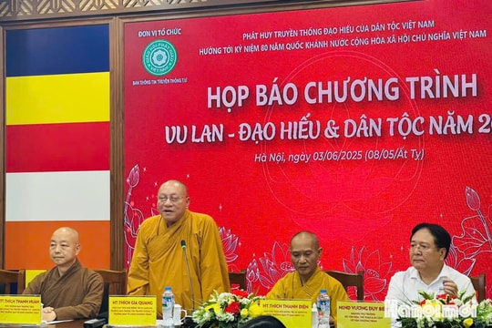 "Vu Lan - Đạo hiếu và dân tộc năm 2025" với chuỗi hoạt động ý nghĩa