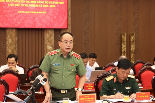 Trung tướng Nguyễn Thanh Tùng giữ chức Bí thư Đảng ủy Công an thành phố Hà Nội