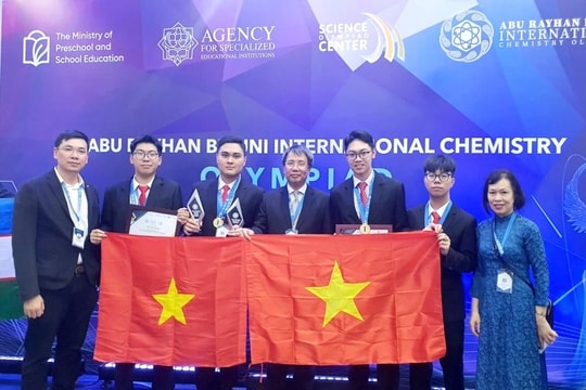 Học sinh Việt Nam giành 3 Huy chương vàng Olympic hóa học quốc tế