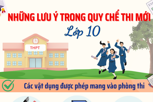 Thi vào lớp 10: Thí sinh được mang theo gì và cấm gì?