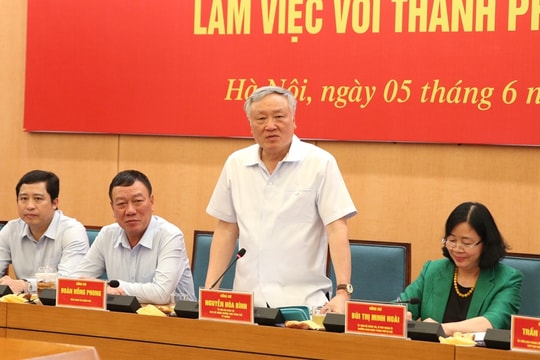 Phó Thủ tướng Thường trực họp với thành phố Hà Nội về giải quyết các vụ việc khiếu nại, tố cáo kéo dài