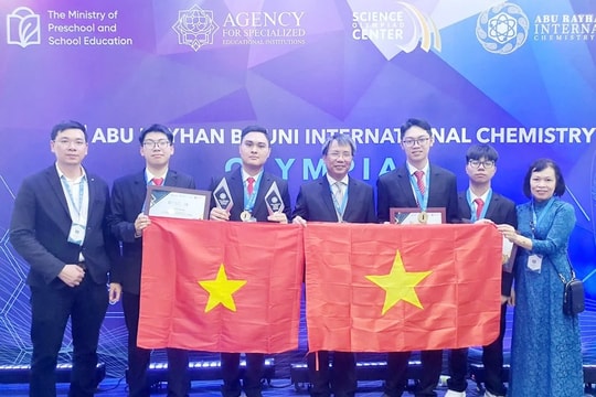 Học sinh Việt Nam giành 3 huy chương Vàng Olympic Hóa học