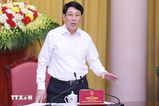 Chủ tịch nước Lương Cường: Hợp nhất Hưng Yên và Thái Bình là lựa chọn có tính đột phá