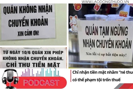 Điểm những tin nổi bật sáng ngày 5/6/2025: Chỉ nhận tiền mặt nhằm “né thuế” có thể phạm tội trốn thuế