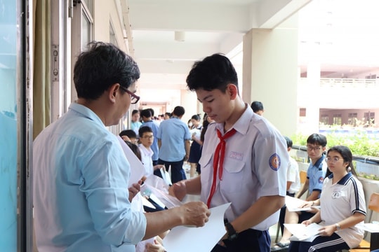 Kỳ thi lớp 10 năm 2025 Học sinh TP Hồ Chí Minh bắt đầu làm bài thi môn Ngoại ngữ