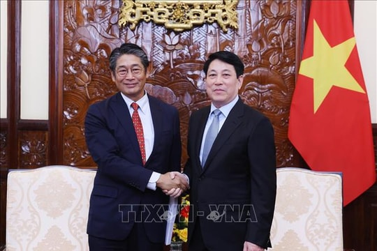 Chủ tịch nước Lương Cường tiếp Đại sứ Nhật Bản