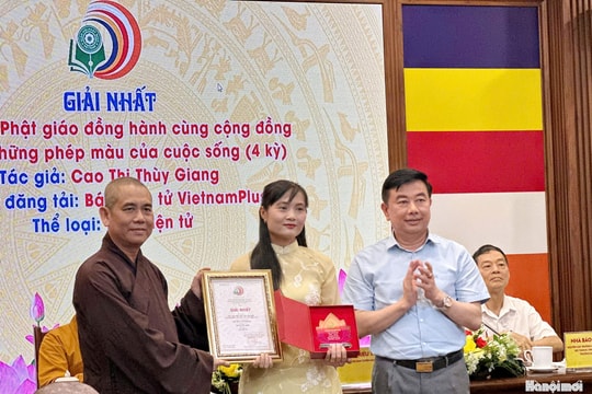 36 tác phẩm đoạt Giải Báo chí Phật giáo năm 2024