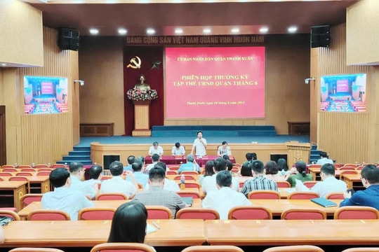 Quận Thanh Xuân: Ưu tiên triển khai sắp xếp đơn vị hành chính cấp phường