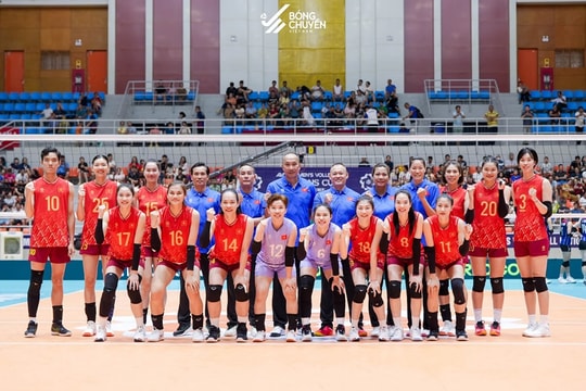 Tuyển bóng chuyền nữ Việt Nam thắng trận mở màn AVC Nations Cup 2025
