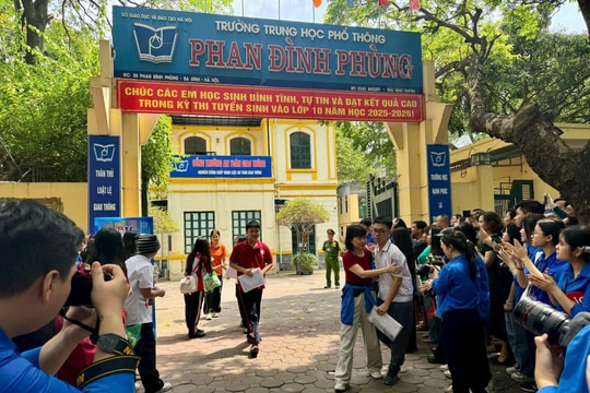 Hà Nội không có thí sinh vi phạm quy chế thi ở môn ngữ văn