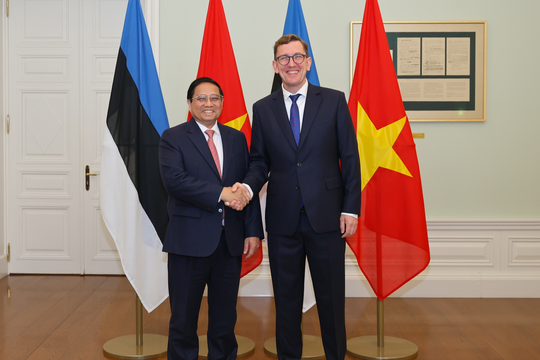 Thủ tướng Phạm Minh Chính hội đàm với Thủ tướng Estonia