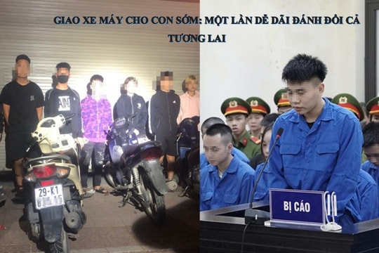 Giao xe máy cho con sớm: Một lần dễ dãi đánh đổi tương lai Bài 3: Bài học đắt giá cho cả con và cha mẹ