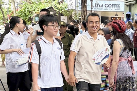 Không có thí sinh vi phạm Quy chế thi trong buổi thi môn Toán