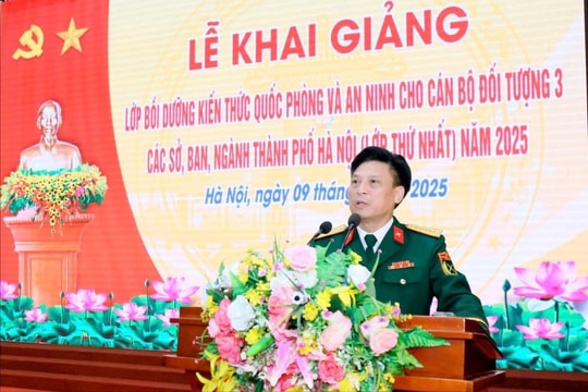 Hà Nội: Hơn 80 học viên tham gia bồi dưỡng kiến thức quốc phòng và an ninh đối tượng 3