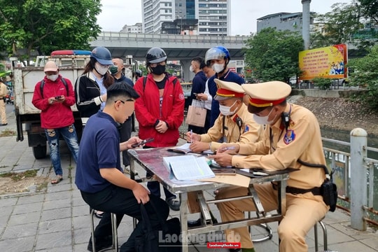 Hà Nội: Hơn 500 trường hợp vi phạm giao thông bị xử phạt trong nửa tháng