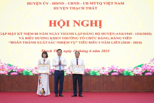 Thạch Thất kỷ niệm 80 năm Ngày thành lập Đảng bộ huyện