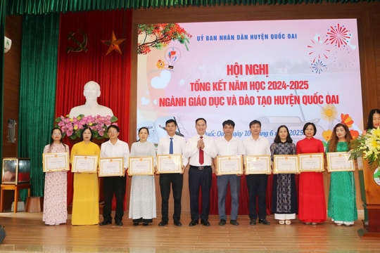 Quốc Oai có 92,2% số trường công lập đạt chuẩn quốc gia