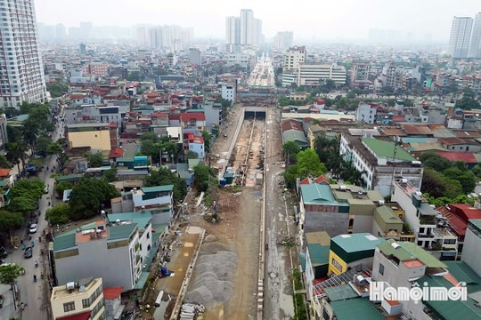 Tăng tốc thi công hầm chui Kim Đồng – Giải Phóng